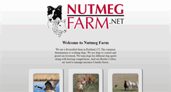 Desktop Screenshot of nutmegfarm.net
